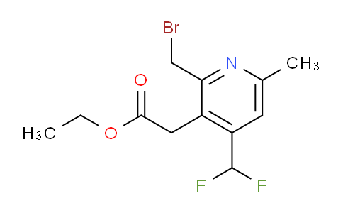AM17414 | 1361499-32-2 | Ethyl 2-(bromomethyl)-4-(difluoromethyl)-6-methylpyridine-3-acetate