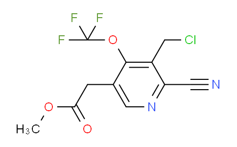 AM174144 | 1804325-47-0 | Methyl 3-(chloromethyl)-2-cyano-4-(trifluoromethoxy)pyridine-5-acetate