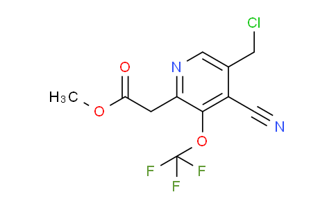 AM174152 | 1804345-95-6 | Methyl 5-(chloromethyl)-4-cyano-3-(trifluoromethoxy)pyridine-2-acetate