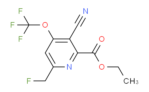 AM174163 | 1804320-63-5 | Ethyl 3-cyano-6-(fluoromethyl)-4-(trifluoromethoxy)pyridine-2-carboxylate