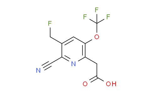 AM174165 | 1804341-72-7 | 2-Cyano-3-(fluoromethyl)-5-(trifluoromethoxy)pyridine-6-acetic acid