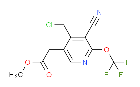AM174166 | 1806187-87-0 | Methyl 4-(chloromethyl)-3-cyano-2-(trifluoromethoxy)pyridine-5-acetate