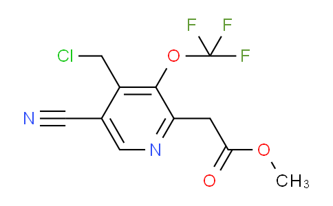 AM174167 | 1803663-39-9 | Methyl 4-(chloromethyl)-5-cyano-3-(trifluoromethoxy)pyridine-2-acetate