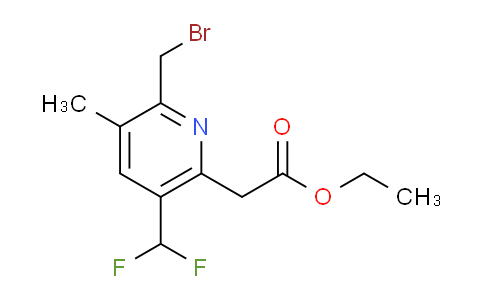 AM17417 | 1361868-42-9 | Ethyl 2-(bromomethyl)-5-(difluoromethyl)-3-methylpyridine-6-acetate
