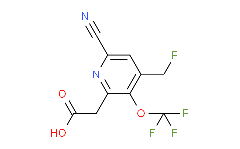AM174174 | 1806076-41-4 | 6-Cyano-4-(fluoromethyl)-3-(trifluoromethoxy)pyridine-2-acetic acid