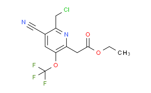 AM174177 | 1804738-86-0 | Ethyl 2-(chloromethyl)-3-cyano-5-(trifluoromethoxy)pyridine-6-acetate