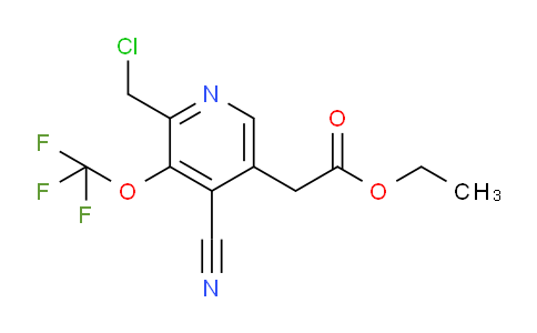 AM174179 | 1804297-03-7 | Ethyl 2-(chloromethyl)-4-cyano-3-(trifluoromethoxy)pyridine-5-acetate