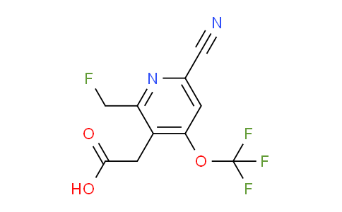 AM174182 | 1804338-33-7 | 6-Cyano-2-(fluoromethyl)-4-(trifluoromethoxy)pyridine-3-acetic acid