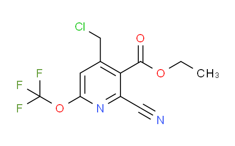AM174189 | 1806075-06-8 | Ethyl 4-(chloromethyl)-2-cyano-6-(trifluoromethoxy)pyridine-3-carboxylate
