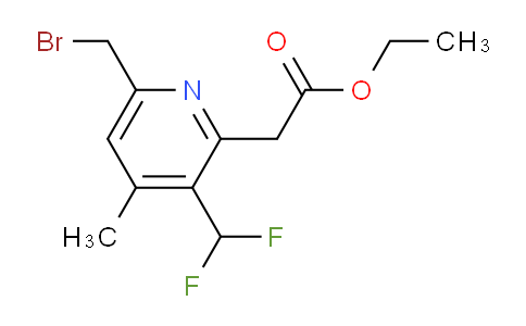 AM17419 | 1361751-38-3 | Ethyl 6-(bromomethyl)-3-(difluoromethyl)-4-methylpyridine-2-acetate