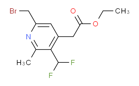 AM17420 | 1361698-71-6 | Ethyl 6-(bromomethyl)-3-(difluoromethyl)-2-methylpyridine-4-acetate