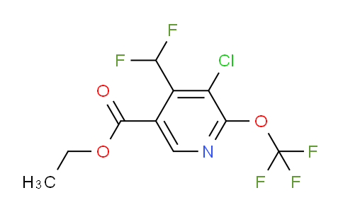 AM174202 | 1804640-98-9 | Ethyl 3-chloro-4-(difluoromethyl)-2-(trifluoromethoxy)pyridine-5-carboxylate