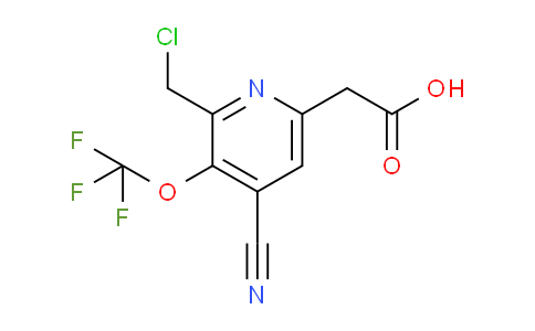 AM174207 | 1804344-99-7 | 2-(Chloromethyl)-4-cyano-3-(trifluoromethoxy)pyridine-6-acetic acid