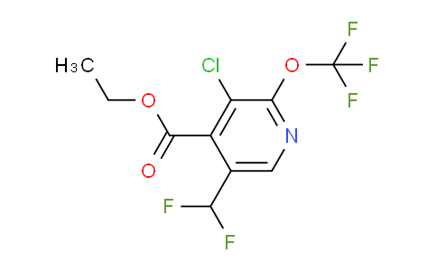 AM174208 | 1804710-95-9 | Ethyl 3-chloro-5-(difluoromethyl)-2-(trifluoromethoxy)pyridine-4-carboxylate