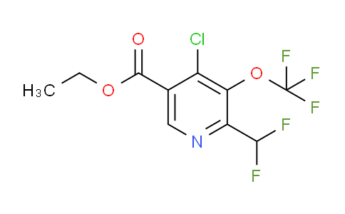 AM174210 | 1804662-51-8 | Ethyl 4-chloro-2-(difluoromethyl)-3-(trifluoromethoxy)pyridine-5-carboxylate