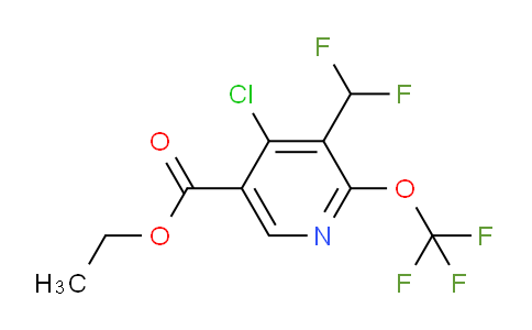 AM174212 | 1804711-15-6 | Ethyl 4-chloro-3-(difluoromethyl)-2-(trifluoromethoxy)pyridine-5-carboxylate