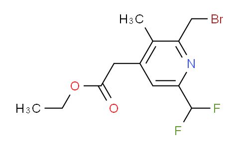 AM17422 | 1361799-58-7 | Ethyl 2-(bromomethyl)-6-(difluoromethyl)-3-methylpyridine-4-acetate