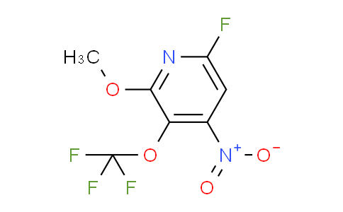 6-Fluoro-2-methoxy-4-nitro-3-(trifluoromethoxy)pyridine