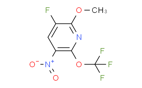 3-Fluoro-2-methoxy-5-nitro-6-(trifluoromethoxy)pyridine