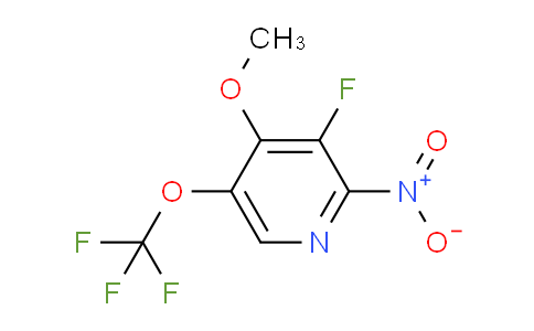 3-Fluoro-4-methoxy-2-nitro-5-(trifluoromethoxy)pyridine