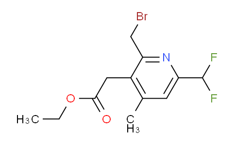 AM17424 | 1361854-79-6 | Ethyl 2-(bromomethyl)-6-(difluoromethyl)-4-methylpyridine-3-acetate