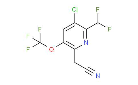 AM174240 | 1803704-98-4 | 3-Chloro-2-(difluoromethyl)-5-(trifluoromethoxy)pyridine-6-acetonitrile