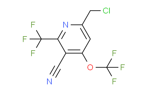AM174256 | 1804452-16-1 | 6-(Chloromethyl)-3-cyano-4-(trifluoromethoxy)-2-(trifluoromethyl)pyridine
