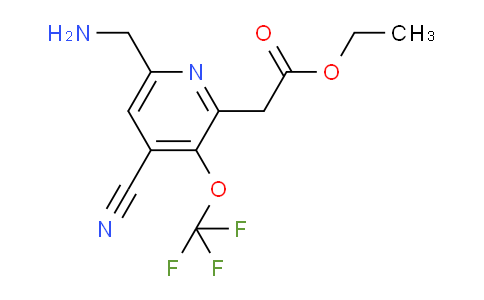 AM174287 | 1804324-36-4 | Ethyl 6-(aminomethyl)-4-cyano-3-(trifluoromethoxy)pyridine-2-acetate