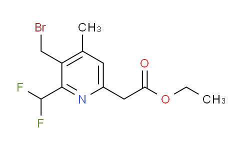 AM17429 | 1361770-47-9 | Ethyl 3-(bromomethyl)-2-(difluoromethyl)-4-methylpyridine-6-acetate