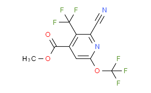 AM174301 | 1803666-83-2 | Methyl 2-cyano-6-(trifluoromethoxy)-3-(trifluoromethyl)pyridine-4-carboxylate
