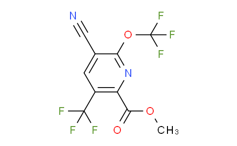 AM174308 | 1804297-61-7 | Methyl 3-cyano-2-(trifluoromethoxy)-5-(trifluoromethyl)pyridine-6-carboxylate