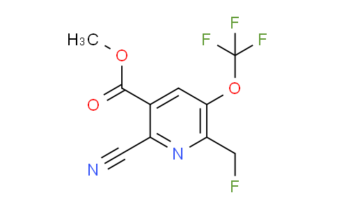 AM174313 | 1804320-14-6 | Methyl 2-cyano-6-(fluoromethyl)-5-(trifluoromethoxy)pyridine-3-carboxylate