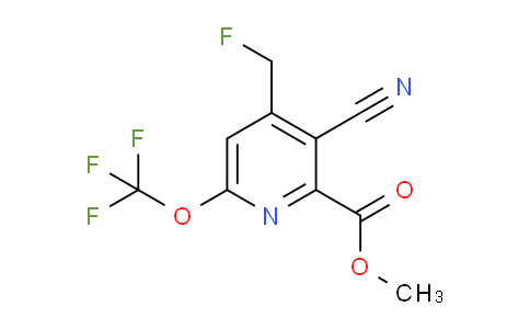 AM174323 | 1804340-90-6 | Methyl 3-cyano-4-(fluoromethyl)-6-(trifluoromethoxy)pyridine-2-carboxylate