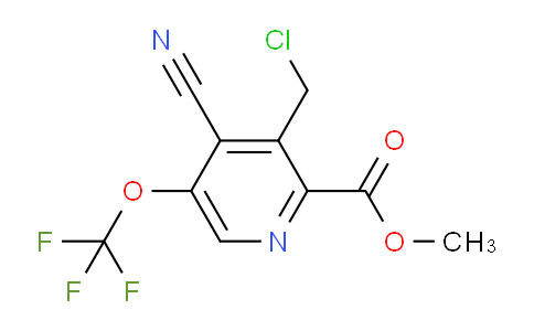AM174324 | 1806115-58-1 | Methyl 3-(chloromethyl)-4-cyano-5-(trifluoromethoxy)pyridine-2-carboxylate