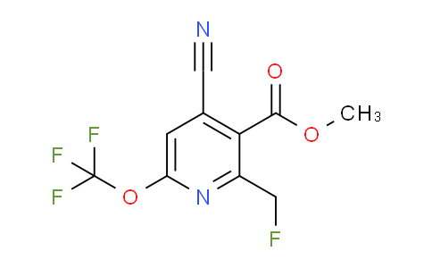 Methyl 4-cyano-2-(fluoromethyl)-6-(trifluoromethoxy)pyridine-3-carboxylate