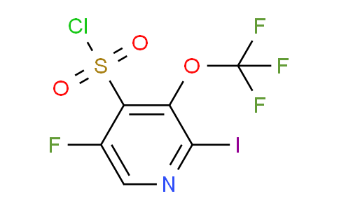 5-Fluoro-2-iodo-3-(trifluoromethoxy)pyridine-4-sulfonyl chloride