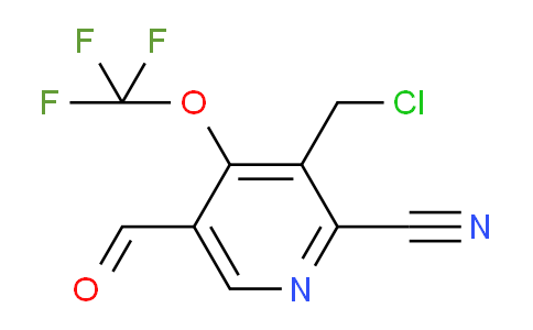 3-(Chloromethyl)-2-cyano-4-(trifluoromethoxy)pyridine-5-carboxaldehyde