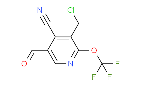3-(Chloromethyl)-4-cyano-2-(trifluoromethoxy)pyridine-5-carboxaldehyde