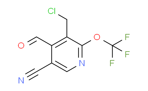 AM174347 | 1804299-45-3 | 3-(Chloromethyl)-5-cyano-2-(trifluoromethoxy)pyridine-4-carboxaldehyde