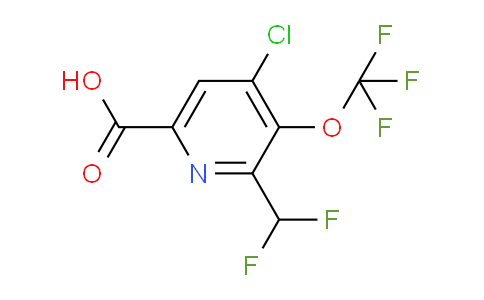 AM174349 | 1806148-87-7 | 4-Chloro-2-(difluoromethyl)-3-(trifluoromethoxy)pyridine-6-carboxylic acid