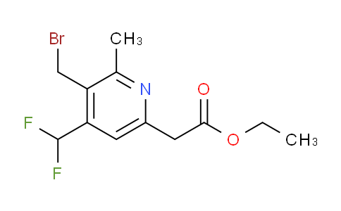 AM17435 | 1361883-59-1 | Ethyl 3-(bromomethyl)-4-(difluoromethyl)-2-methylpyridine-6-acetate