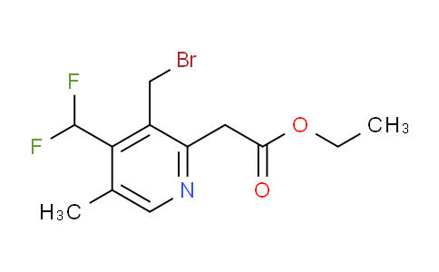 AM17436 | 1361828-58-1 | Ethyl 3-(bromomethyl)-4-(difluoromethyl)-5-methylpyridine-2-acetate