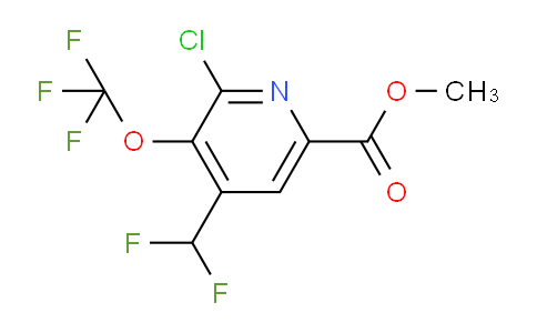AM174366 | 1804327-08-9 | Methyl 2-chloro-4-(difluoromethyl)-3-(trifluoromethoxy)pyridine-6-carboxylate