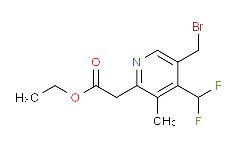 AM17437 | 1361751-49-6 | Ethyl 5-(bromomethyl)-4-(difluoromethyl)-3-methylpyridine-2-acetate