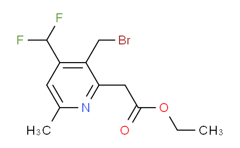 AM17438 | 1361900-10-8 | Ethyl 3-(bromomethyl)-4-(difluoromethyl)-6-methylpyridine-2-acetate