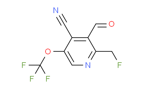 AM174390 | 1804319-53-6 | 4-Cyano-2-(fluoromethyl)-5-(trifluoromethoxy)pyridine-3-carboxaldehyde