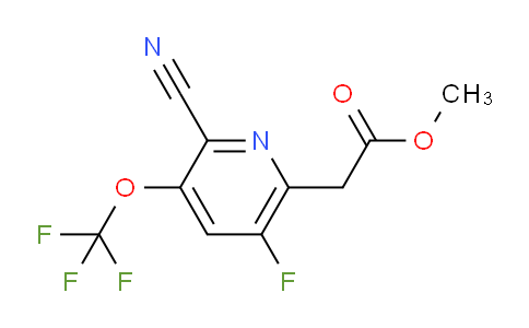 AM174429 | 1803652-30-3 | Methyl 2-cyano-5-fluoro-3-(trifluoromethoxy)pyridine-6-acetate