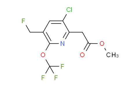 AM174436 | 1804793-20-1 | Methyl 3-chloro-5-(fluoromethyl)-6-(trifluoromethoxy)pyridine-2-acetate