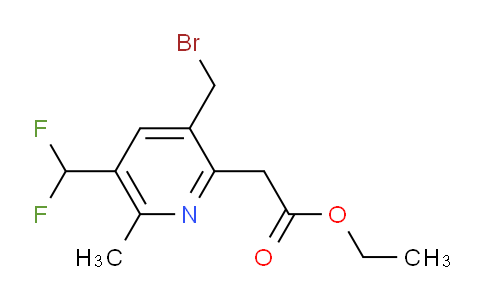 AM17444 | 1361751-53-2 | Ethyl 3-(bromomethyl)-5-(difluoromethyl)-6-methylpyridine-2-acetate