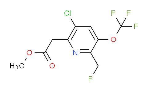 AM174444 | 1806243-35-5 | Methyl 5-chloro-2-(fluoromethyl)-3-(trifluoromethoxy)pyridine-6-acetate